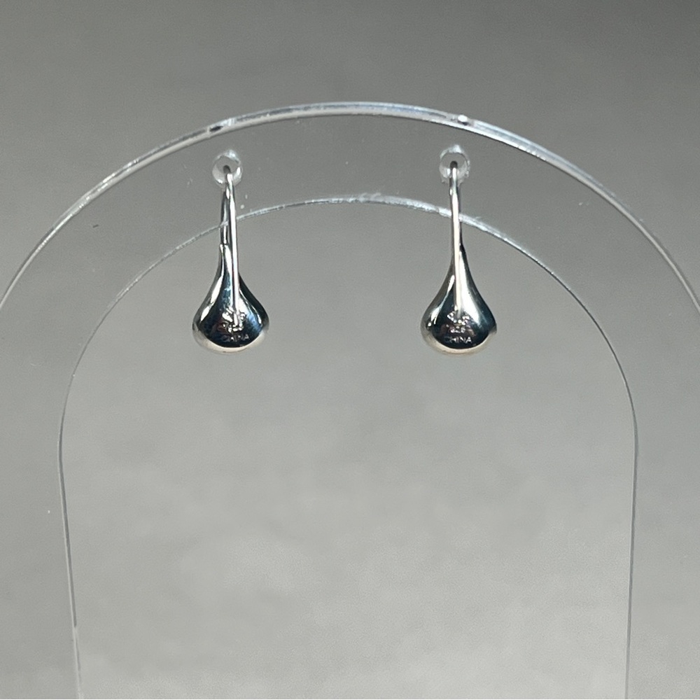 Silpada Sterling Silver Teardrop Dangle Earrings Classic 925 Modern French Hook - Picture 7 of 11